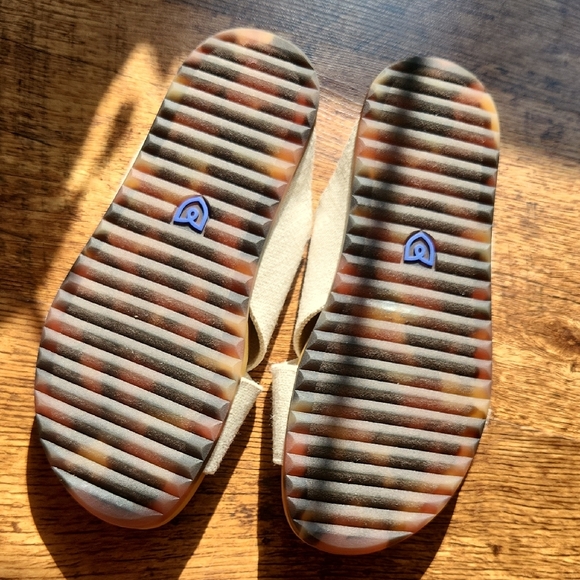 Rothy's Tan Women's Crisscross Sandals - Picture 3 of 5